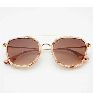 FREYRS EYEWEAR Weston Sunglasses in Pink Pearl/Brown